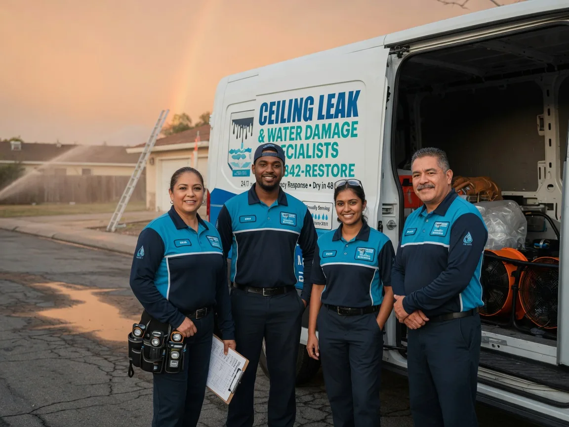 Ceiling Leak Cleanup company in Scheller, IL