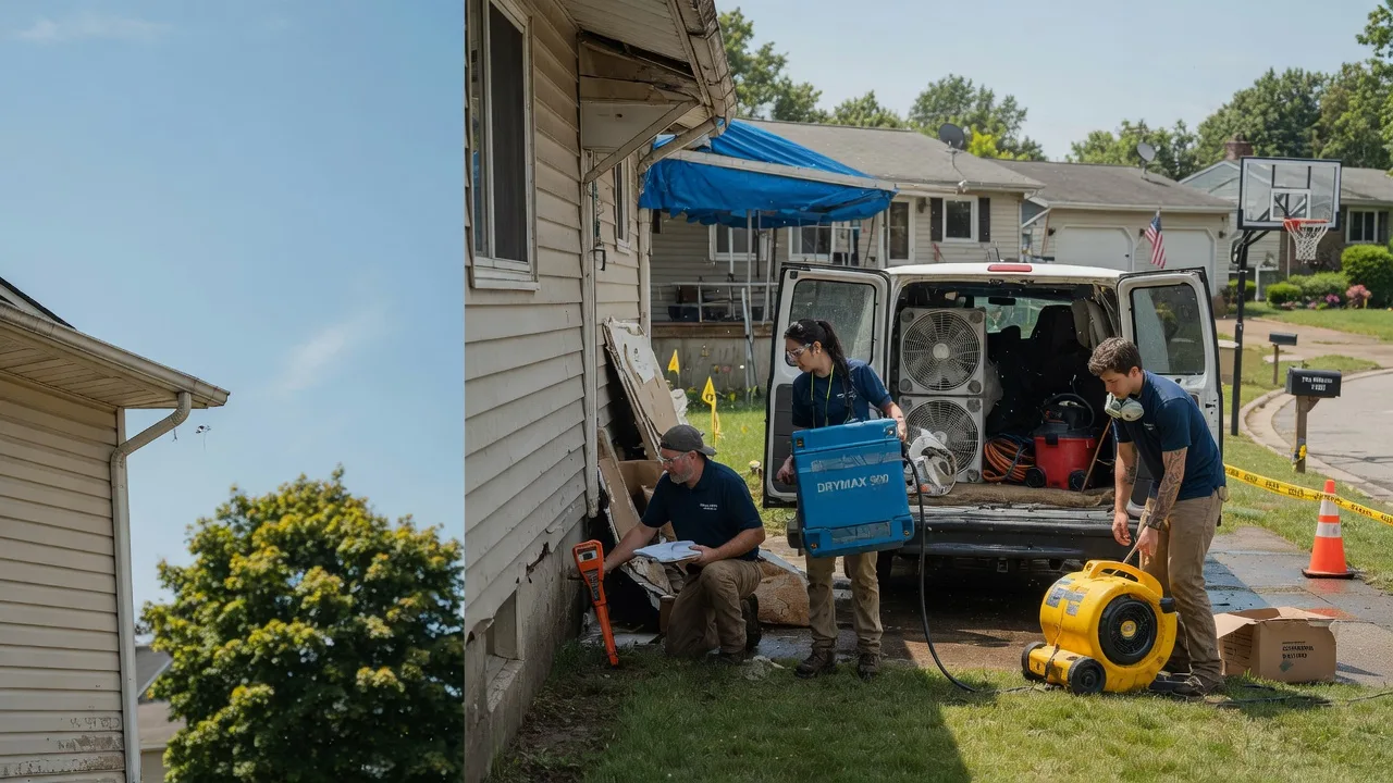 Ceiling Leak Cleanup in Scheller, IL near me