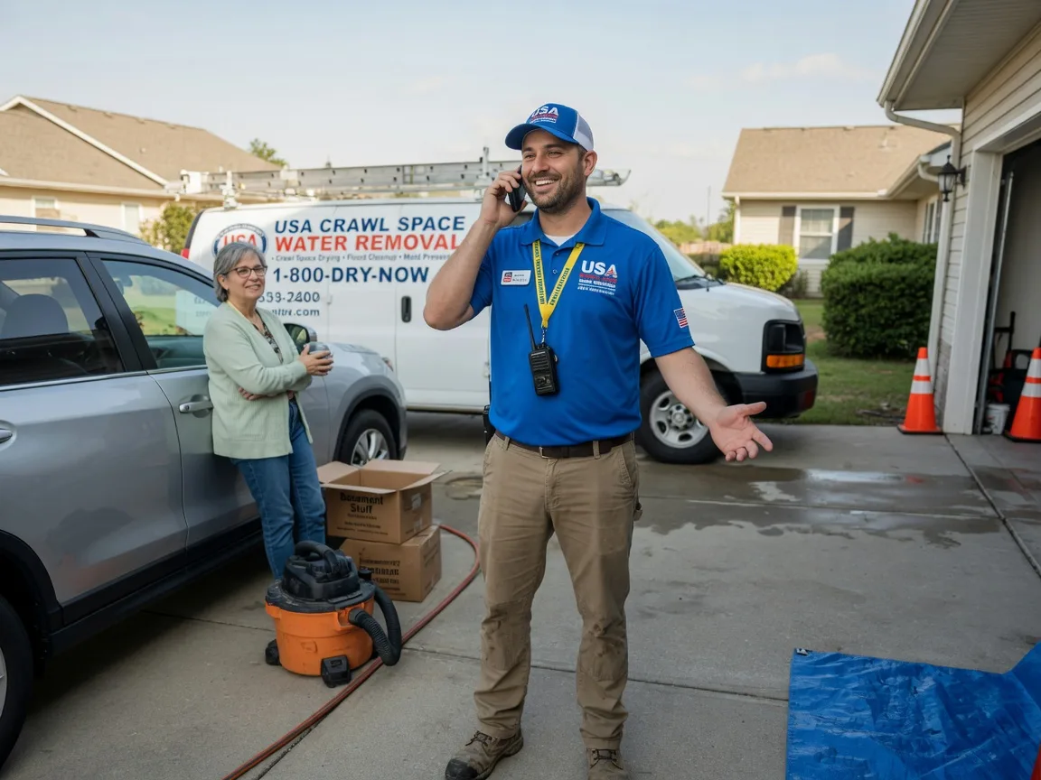 Crawl Space Water Removal Scheller, IL FAQs